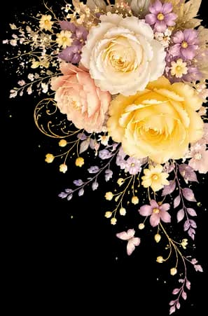 Floral Ornament Top Right